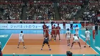 JAPAN v IRAN | SET 3 | OCT 13 | 2019 FIVB WORLD CUP | MEN'S VOLLEYBALL