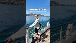 Cruise for less than CHF 5 in Z&uuml;rich? 🤯🚢 Follow us for more activities🇨🇭#zurich #switzerland