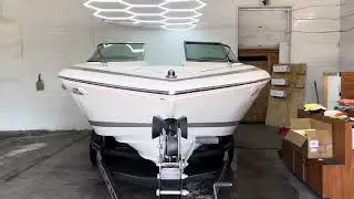 Oxidation removal on a 2021 Cobalt Boat.