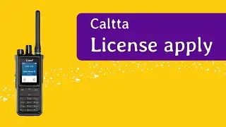 Как установить лицензию на радиостанции Caltta? Обучающее видео