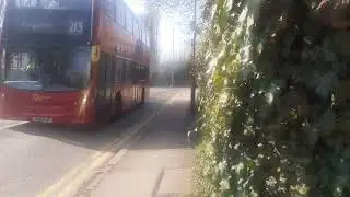 E187, SN61BJE on the Route 213 in Sutton Bus Garage to Kingston, Fairfield Bus Station.