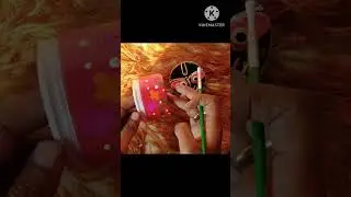 Jai jagannath ji&hearts;️✨🙏#paint#plastic box painting#art# craft#glitter#paper##Idea trending#viral#short