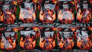 Satisfying video Asmr  TOO YUMM potato Chips asmr pushpa 2 version