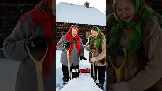 Mateusz, pom&oacute;ż babcią odśnieżyć podjazd ❄️😄