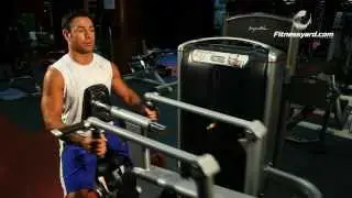 Back Exercises -- Leverage Seated Row