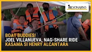 Boat buddies! Joel Villanueva, nag-share ride kasama ang dating DPWH exec na si Henry Alcantara