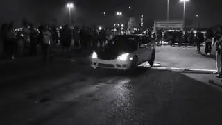 C63 AMG Best burn out ever. Calgary Barlow Car Meet