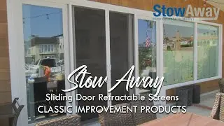 🛠️ Sliding Patio Door Screens &ndash; StowAway by Classic Improvement Products