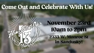 Home Brew Ohio 13th Anniversary Reminder -  Free Beer + Wine Making Classes!