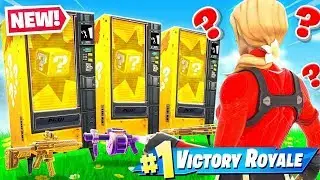 LUCKY BLOCK Vending Machine Challenge *NEW* Fortnite Battle Royale Game