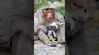 Why Are Baboons STEALING Puppies? 😱 #shorts