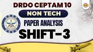 DRDO CEPTAM 10 EXAM ANALYSIS 2022 | 14 NOV. 3RD SHIFT | DRDO EXAM ANALYSIS TODAY | TECHPUR
