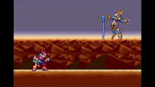 Mega Man Zero 3 - Anubis Necromancess V Boss Fight (No Damage)