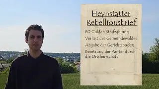 Buchen im Bauernkrieg - R wie Heynstatter Rebellionsbrief