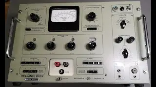Radiometer GB11B Impedance meter 1961 Test Repair Teardown