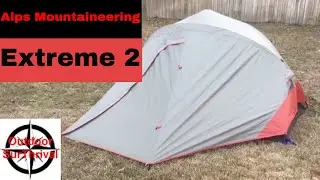 Extreme 2 Alps Mountaineering - 2 Person Backpacking & Camping Tent [Outdoor SurThrival]