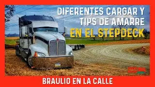 Step deck trailer Diferentes carga y Tips de amarre