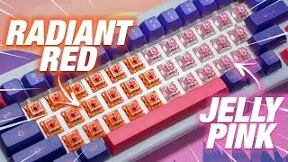WHICH IS BETTER? Akko Radiant Red vs. Akko Jelly Pink Sound Test | TM680