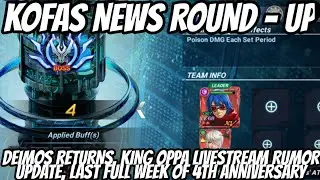 KoFAS News Round - Up: Deimos Returns, Last Week for 4th Anniversary, & King Oppa Stream Update