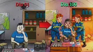 Coloquei o DEEPSEEK pra jogar 60 Seconds SOZINHO&hellip; Ele VENCEU! 🔥