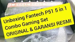 Unboxing Keyboard Gaming Fantech P51 5 in 1 Combo Gaming Set