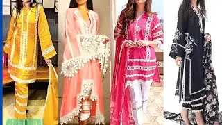 All New Designs 😍 Of White Lace Kurti For Summer || Suit Designing With White Lace || #fashionstyle