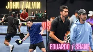 4.5 | INTENSE MATCH UP | Eduardo/Tyree VS JohnTOE/Alvin | Snake Slam | Stacks Pickleball