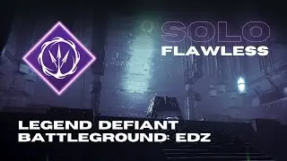 Solo Flawless Legend Defiant Battleground: EDZ - Void Hunter - Season of Defiance - Destiny 2