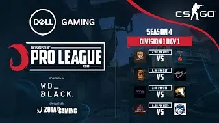 Dell Gaming TEC Pro League CSGO | Season 4 Division 1 | Day 1