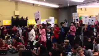 3rd Grade Reenactment of a Farm Worker's Union March