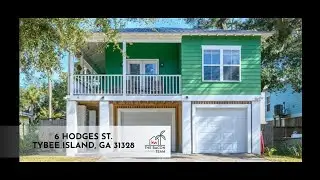 Charming Raised Cottage on Tybee's North End || 6 Hodges St. Tybee Island, GA 31328