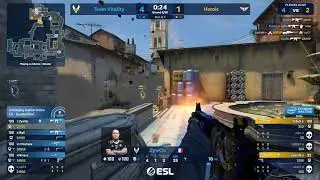 ZywOo ace with 100hp left  vs. Heroic  @inferno  | IEM Beijing 2020