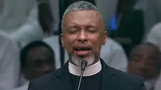 Reverend Clay Evans Funeral: Pastor Deandre Patterson sings &ldquo;To God Be The Glory&rdquo;