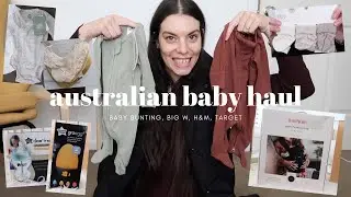 AUSTRALIAN BABY HAUL! Baby Bunting, Target, H&M + Big W