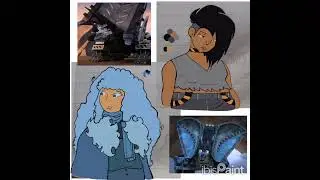 blayde & snowblazer speedpaint :3 - dinotrux
