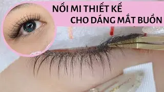 Nối mi thiết kế - Nối mi cho dáng mắt buồn