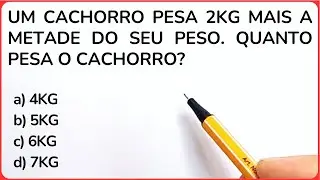 🚀3 QUESTÕES DE RACIOCÍNIO LÓGICO PARA DESTRAVAR SEU CÉREBRO