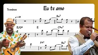 Eu te amo P&Eacute;RICLES | Partitura TROMBONE  PAGODE