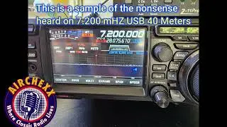 Airchexx Presents: The Mayhem of 7.200 mHz