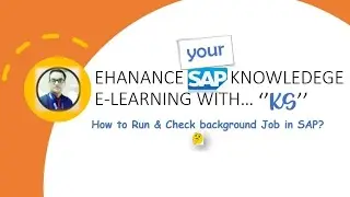 V3-SAP-How to run & check background job?#sapfico #elearning #sapsolutions #saplearnercommunity #sap