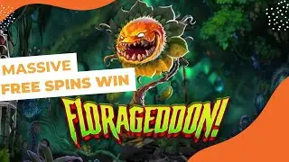 Florageddon Duomax Slot Machine Huge Free Spins Win - Online Casino - Pokies