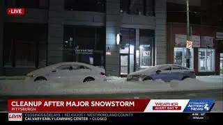 The cleanup begins in the City of Pittsburgh: A look at conditions