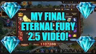 Eternal Fury 2.5: Spending Over 50000 Diamonds And My Account At 1.1 Million BR! (ShadowOfDark/Mage)