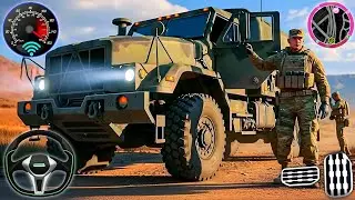 Army Truck Rescue Simulator 3D - US Offroad Army Cargo Truck Driving - Android GamePlay 