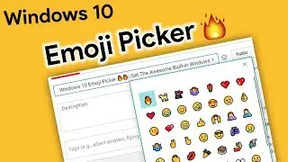 Windows 10 Emoji Picker 🔥 Get The Awesome Built In Emoji Picker on Windows 10