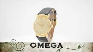 Omega Seamaster 14k gold around 1955