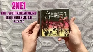 2NE1 - Fire | South Korean CD Promo Single UNBOXING *NO SPEAKING/ASMR*