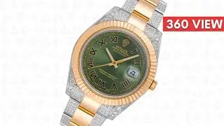 Rolex Datejust 41 Steel/Yellow Gold Custom Diamond Set Custom Dial - Time4Diamonds