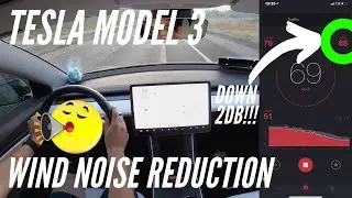 Tesla Model 3 Cabin WIND NOISE Reduction - Step 2 (BASENOR)