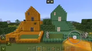 #ماين_كرافت_الجوال|بيت العسل ضد بيت السلايم_Minecraft- Honey House vs Slime House😱😂